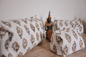 Chandan Handblock Vanity Bags - Set of 3