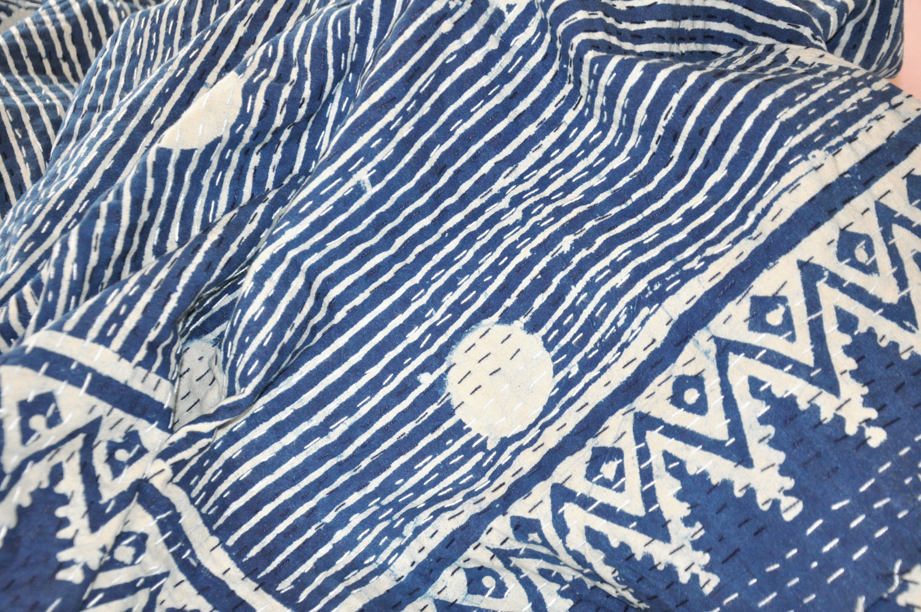 Suave Kantha Bedspread