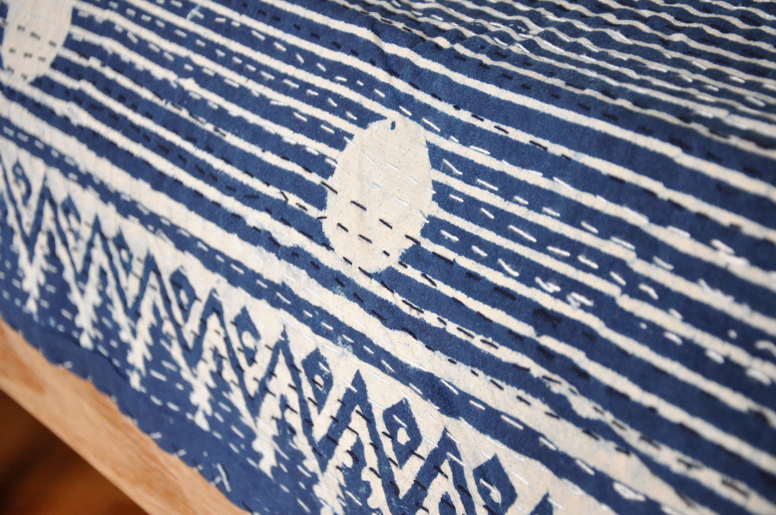 Suave Kantha Bedspread