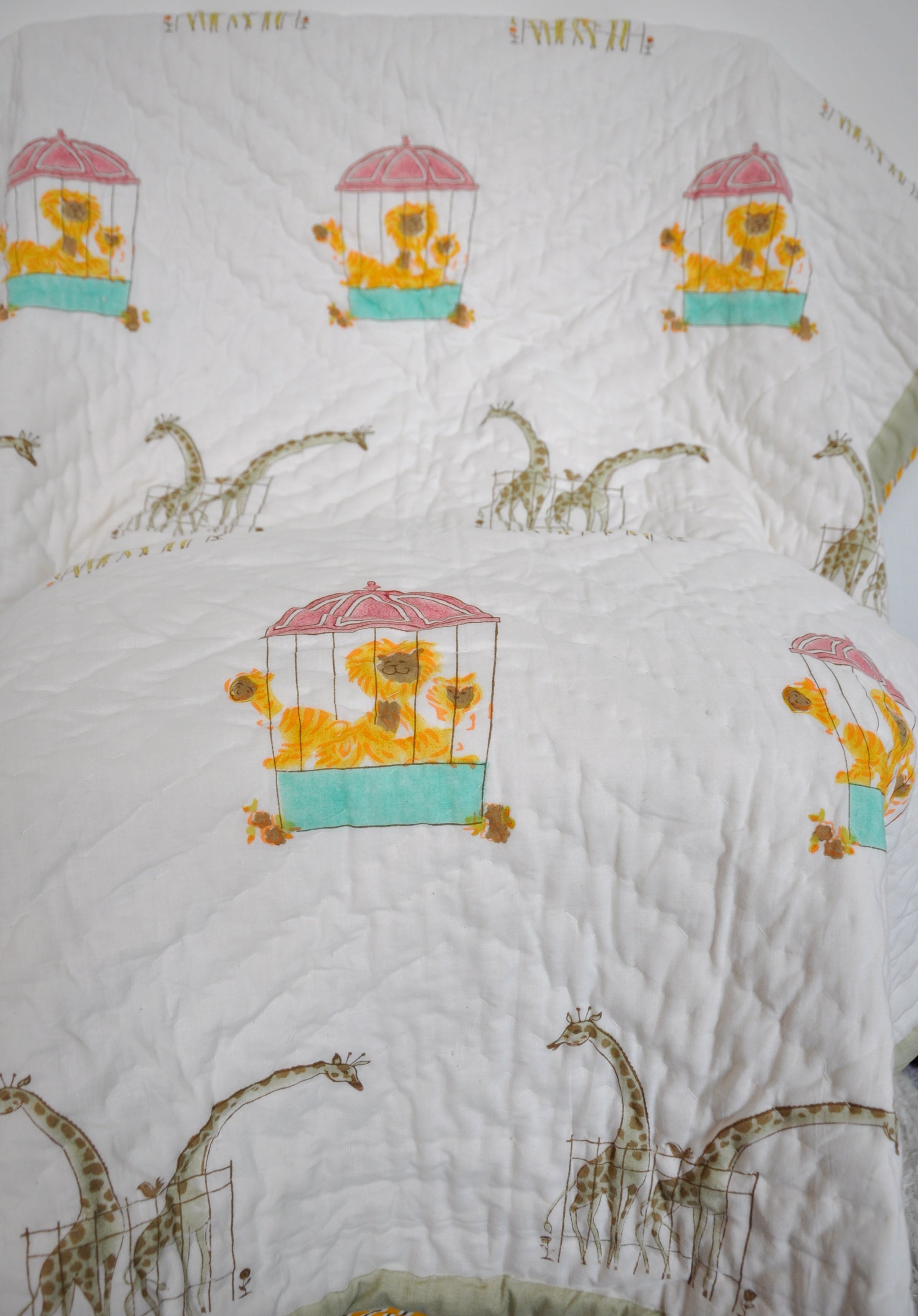 Madagascar - Soft Reversible Baby Quilt