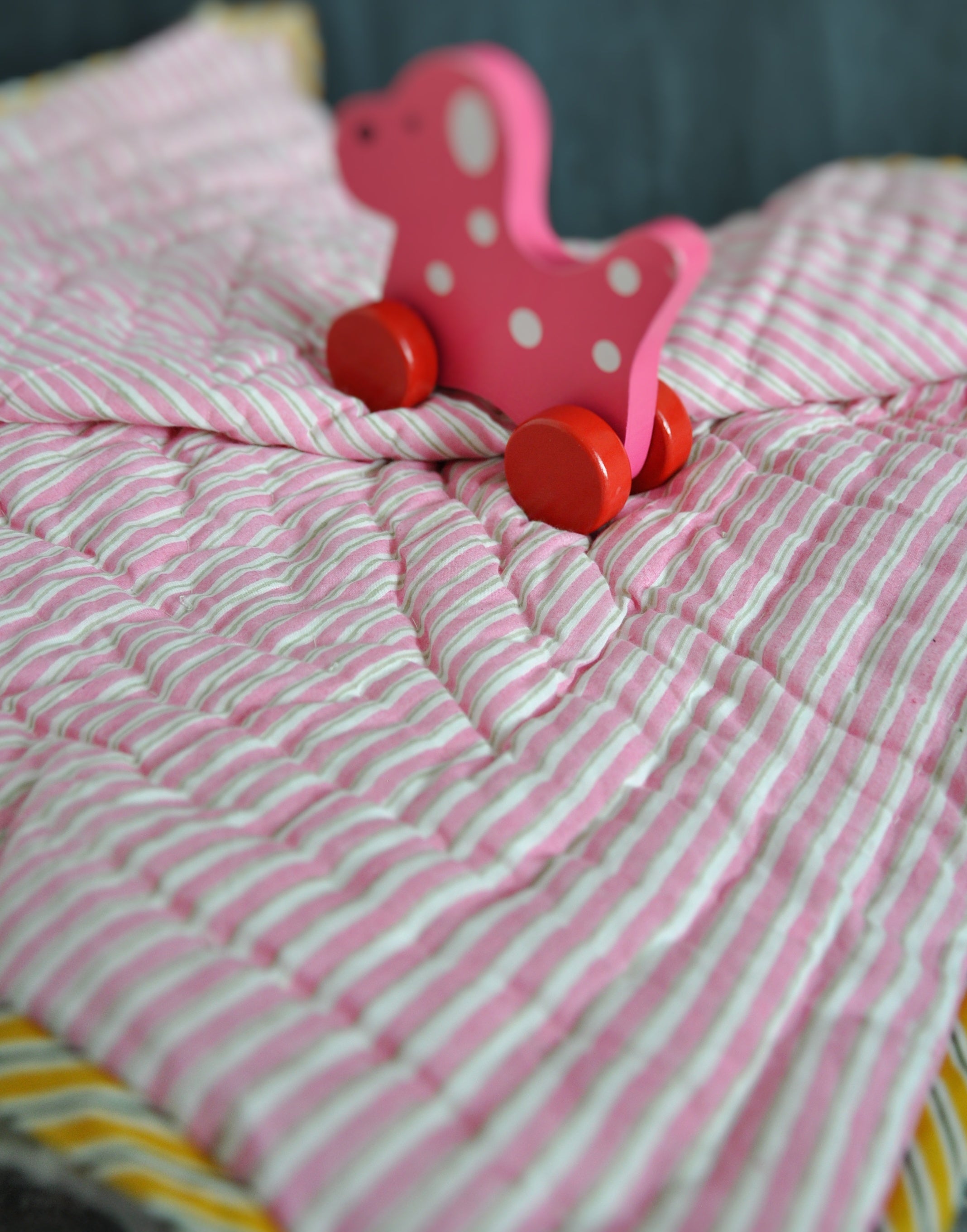 Pure Love- Soft Reversible Baby Quilt