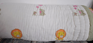King of Jungle - Soft Reversible Baby Quilt