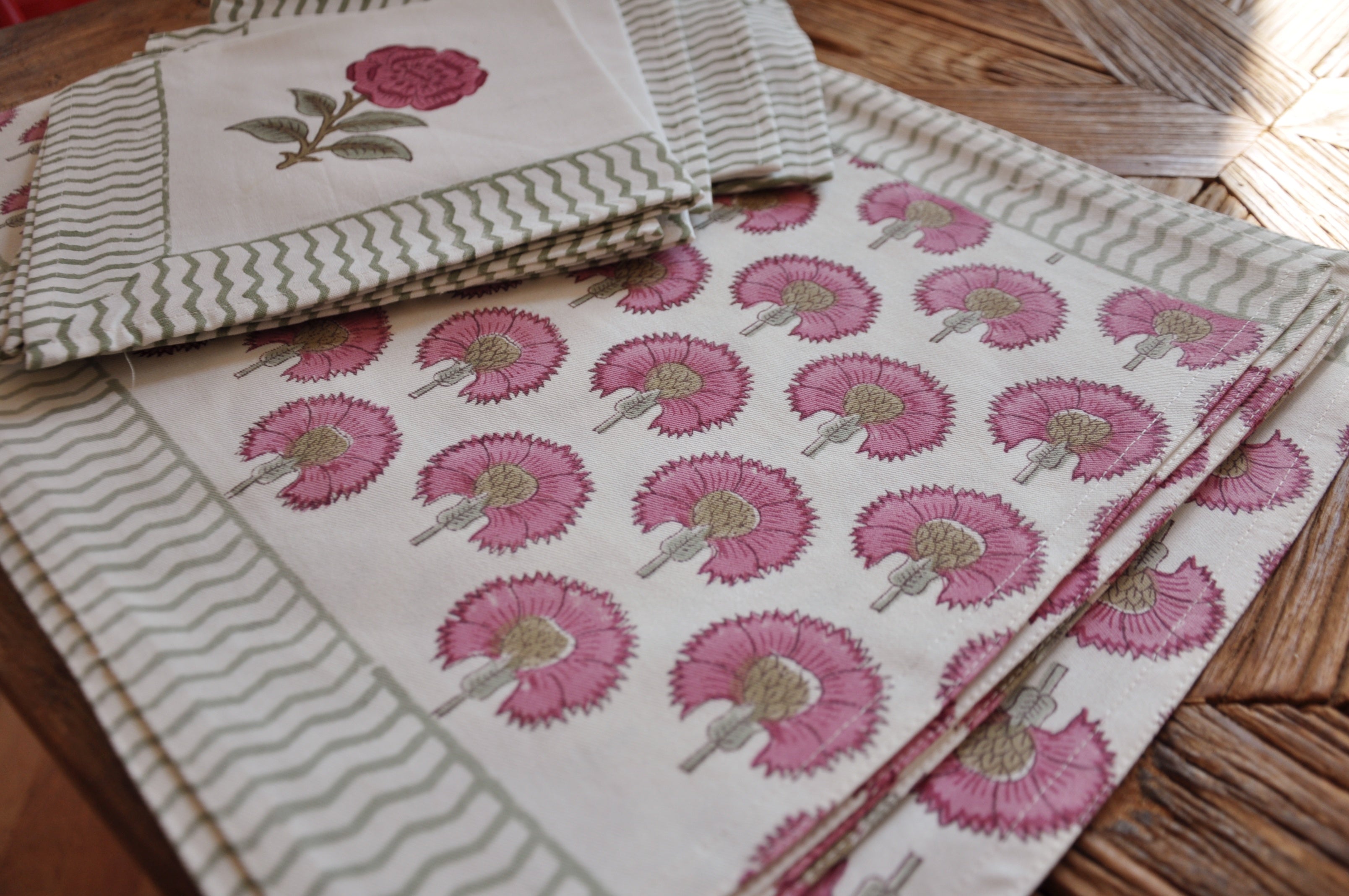 Pankhuri Placemats with Napkins - Set of 6