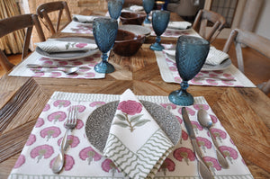 Pankhuri Placemats with Napkins - Set of 6