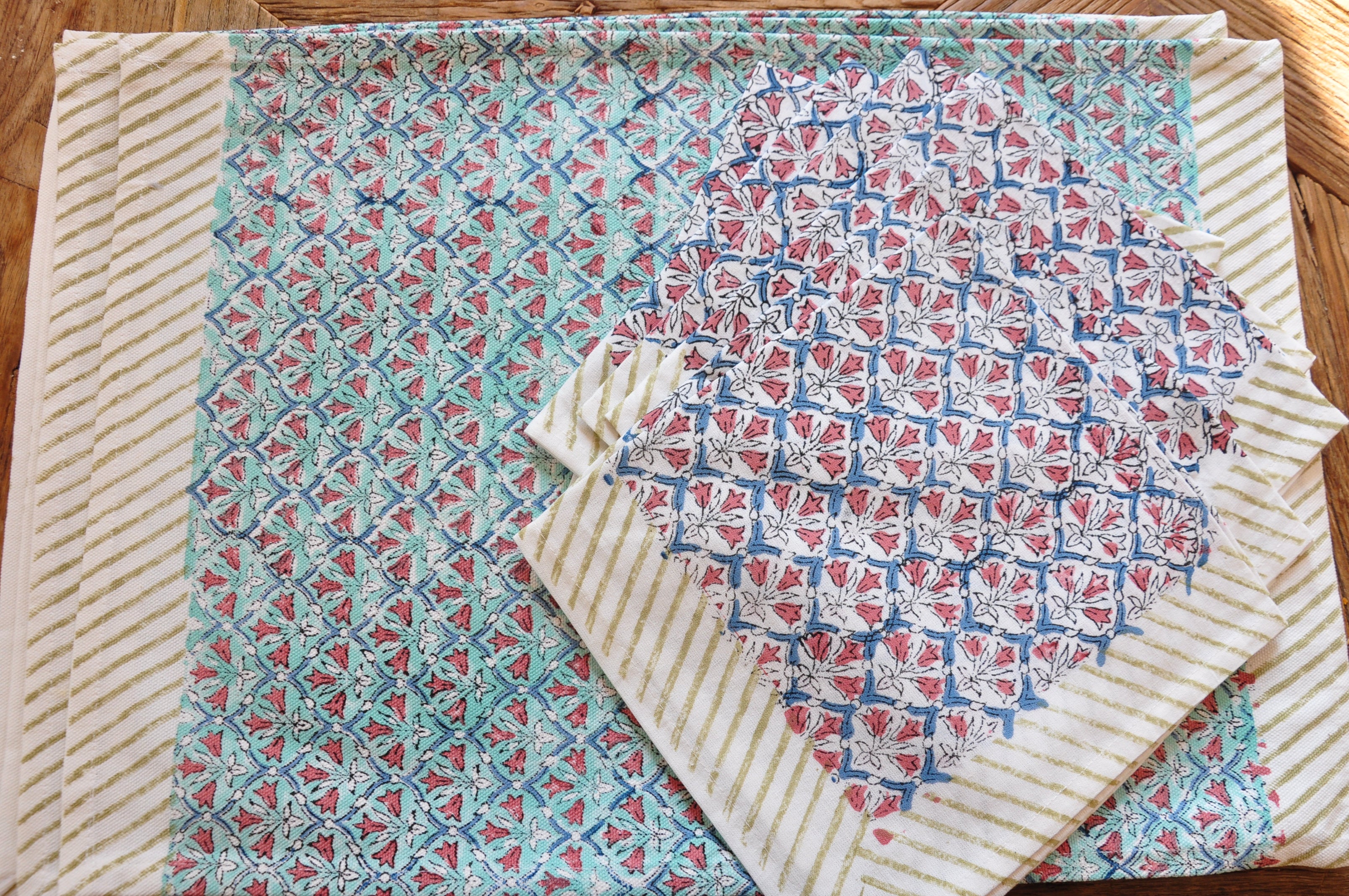 Ziba Placemats with Napkins - Set of 6