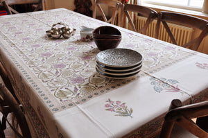 Purple Blossom Tablecloth