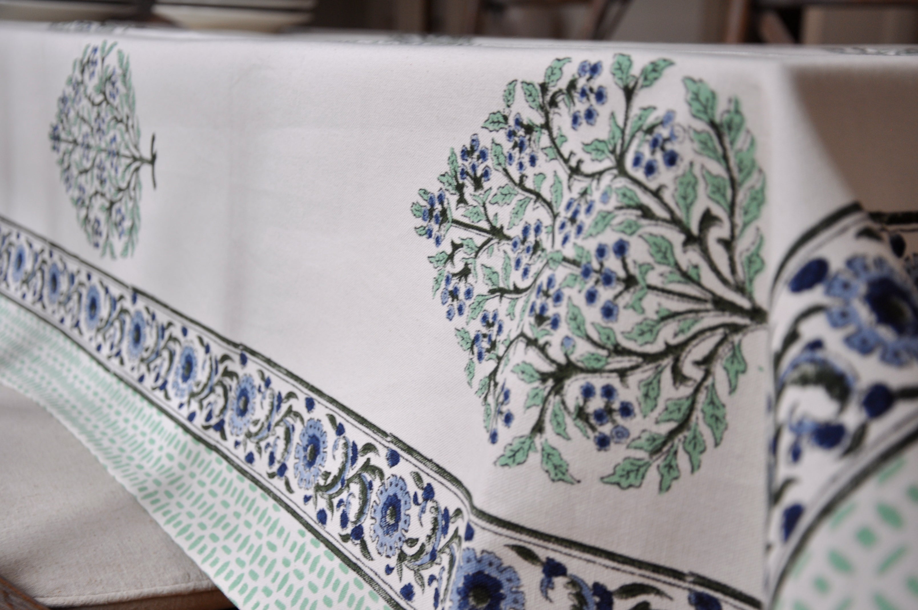 Oceana Greens Tablecloth