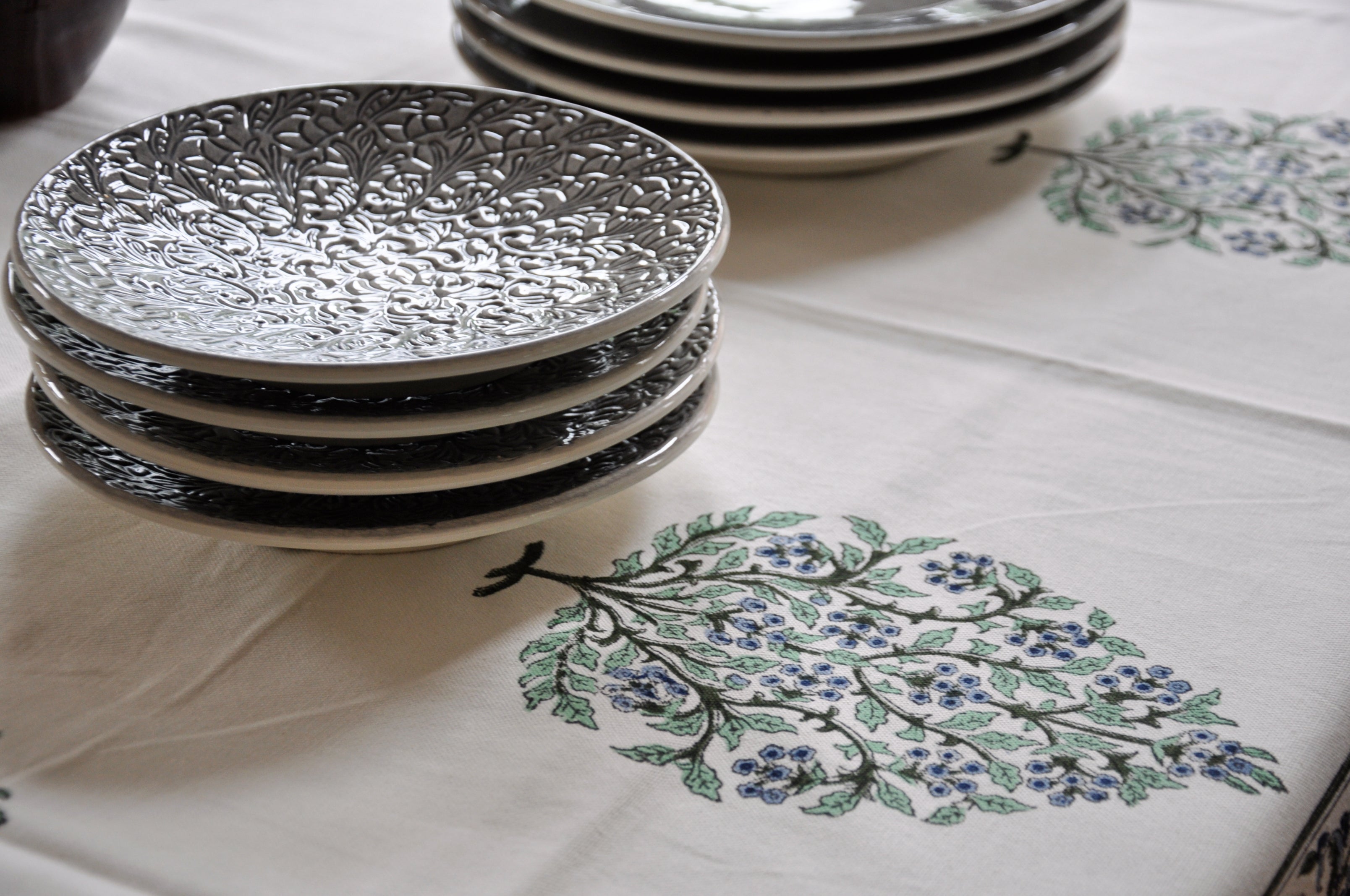 Oceana Greens Tablecloth